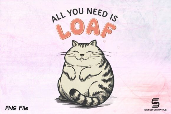 Download Vintage Valentine's Day Cat PNG Design - Premium Resources