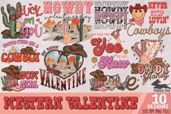 Download Western Valentine's Day Bundle Graphic - Graphic Collection