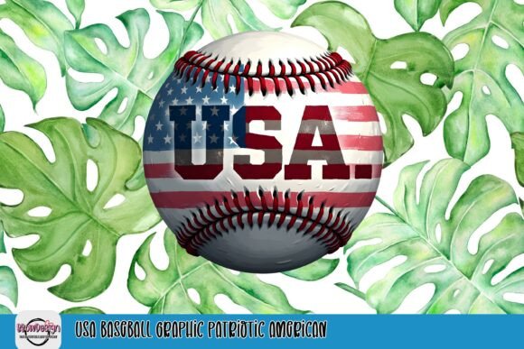 Download USA Baseball Graphic Patriotic American - Graphic Collection